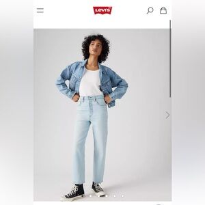 Levi’s Rib Cage Ankle Light Wash